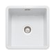Rectangle Rustique CRUB4040WH 1.0B Sink Cer Wht