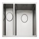 Rectangle Kube KUBE3416L 1.5B Sink LHHB Stainless Steel