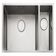 Rectangle Kube KUBE5018R 1.5B Sink RHHB Stainless Steel