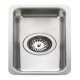 Rectangle Quad QUAD16 0.5B Sink UH Stainless Steel
