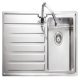 Rectangle Rockford RK9851L 1.0B Sink LHD Stainless Steel
