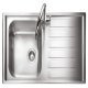 Rectangle Manhattan MN10101R 1.0B Sink RHD Stainless Steel