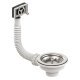 LE WAST09/ Waste+Overflow Sgl Stainless Steel