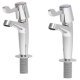 High Neck Pillar Taps Brs+Stainless Steel PC