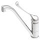 Monobloc Long Lvr Mix Mono Tap Brs+Stainless Steel PC