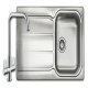 Rectangle Glendale GL9501/TCAQ2CM 1.0B Sink+Tap