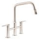 Abode AT2198 Hex Brg PO Dual Lvr Tap BN