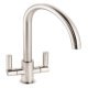 Abode AT2139 Globe Dual Lvr C-Tap Nickel