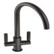 Abode AT2141 Globe Dual Lvr C-Tap Black