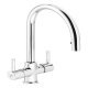 Abode AT2164 Zest PO Dual Lvr C-Tap Chrome