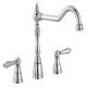 Abode AT2235 Mayenne 3H Ctr-Tap Chrome