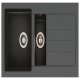 Abode AW3169 Xcite 1.5B Sink Rev Gr Black