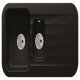 Abode AW3142 Dune 1.5B Sink Rev Gr Black