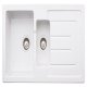Abode AW1041 Acton 1.5B Sink Rev Cer Wht