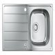 Grohe K200 860mm 1.0B Sink/Drain UH Stainless Steel