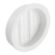Vent Trim Rectangle D65mm Nail-in Plastic White