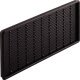 Ventilation Grille Rectangle 225x120mm Plastic Black