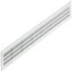 Ventilation Grille Rectangle 512x60mm Plastic White