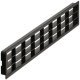Ventilation Grille Rectangle 458x65mm Plastic Black