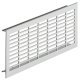 Ventilation Grille Rectangle 250x110mm Anodised M.Silver