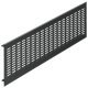 Ventilation Grille Rectangle 480x100mm Anodised Black 9005