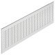 Ventilation Grille Rectangle 480x100mm Anodised Silver Fire Rated