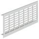 Ventilation Grille Rectangle 250x102mm Anodised M.Silver EV1