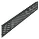 Ventilation Grille Rectangle 70x500mm Aluminium Black 9005