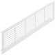 Ventilation Grille Rectangle 86x500mm Aluminium Wht 9010