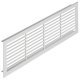 Ventilation Grille Rectangle 86x500mm Aluminium Silver Ano Fire Rated
