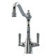 Bidbury&Co Bickton Dual Lvr Ctry Tap Chrome