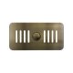 Bidbury&Co Luxury Overflow Sqr Polished Brass