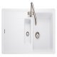 Rectangle Elements ELE1052CW 1.5B Sink Gr Wht