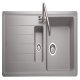 Rectangle Elements ELE1052DG 1.5B Sink Gr Grey
