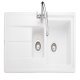Rectangle Arlington CAR1052WH 1.5B Sink Cer Wht
