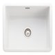 Rectangle Rustique CRUB4936WH 1.0B Sink Cer Wht