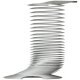 Vrt Cable Management Spiral Plastic/Metal Silver