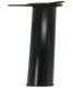 Leg w Adj D60x870mm Tub Steel Black