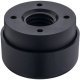 Furniture Glide D55x23mm ScrFix Plastic Black