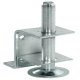 Plinth Adj w Supp Bracket M10x80mm Galvanised Steel