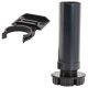 Plinth Feet Set (Leg +Clip) 100mm Plastic Black