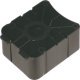 Plinth Foot Top Section Screw Plastic Black