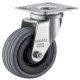 D75mm Castor Swivel without Brake Plastic Galvanised