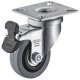 D50mm Castor Swivel with Brake Plastic Galvanised