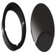 BachM Loop Round Cbl Outlet D80mm Zinc Alloy Black