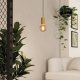 Eglo Pozueta 1 Plastic D65 1x40W E27 Antique/Copper