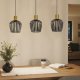 Eglo Empoli 3 Plastic L900 3x60W E27 Black/Brs