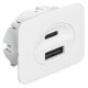 Loox5 USB Charging Station 12V/14W/Wht