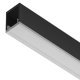 Loox5 2101 Profile SM 3.0m Aluminium/Plastic OplBlk