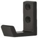 Coat Hook 13x26x36mm 14mm Fixing Centres Anodised Black